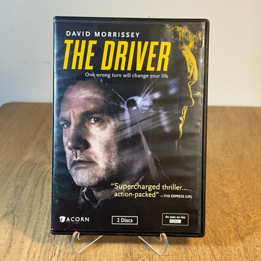 The Driver DVD David Morrissey BBC Mini-Series 2-Disc Set Tested Authentic